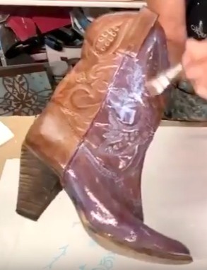 Adding Foil Adhesive to the Boot