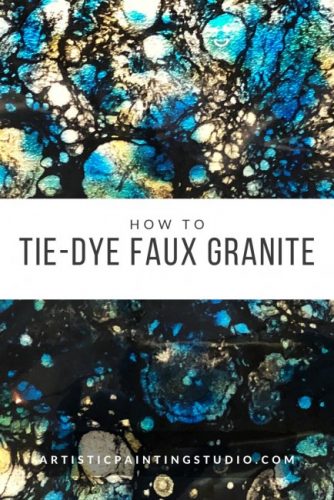 Tie Dye Faux Granite