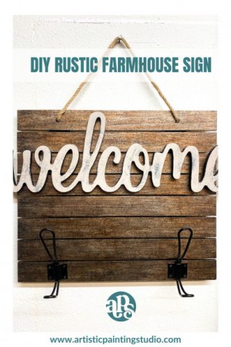DIY Rustic Farmhouse Sign